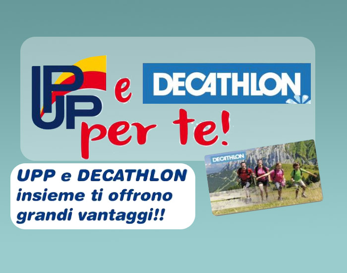 UPP e Decathlon insieme per te!